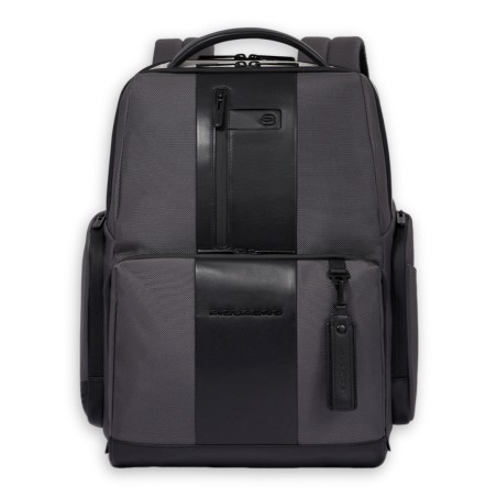 Piquadro Brief 2 Spezialrucksack - Grau-Schwarz