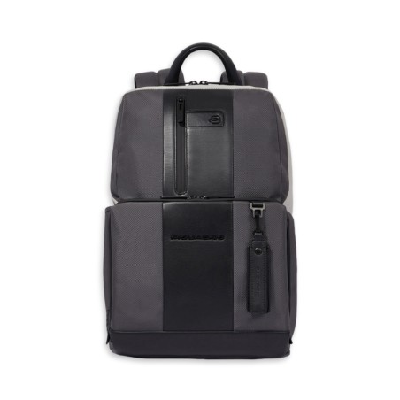 Piquadro Brief 2 Spezialrucksack - Grau-Schwarz