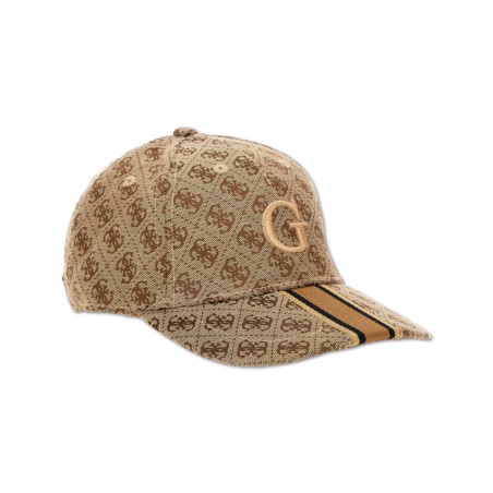 Cappello Guess London - Beige-Marron Foncé