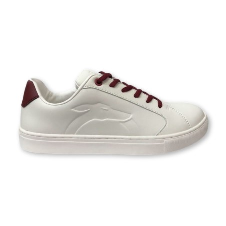 Sneakers Trussardi linea Eris - Weiß-Bordeaux