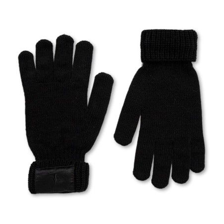 TRUSSARDI GLOVES - BLACK