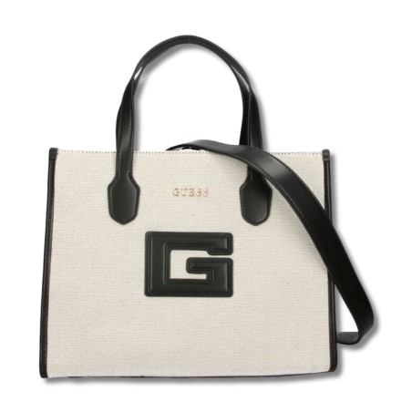 Guess Status Tasche - Natur-Schwarz