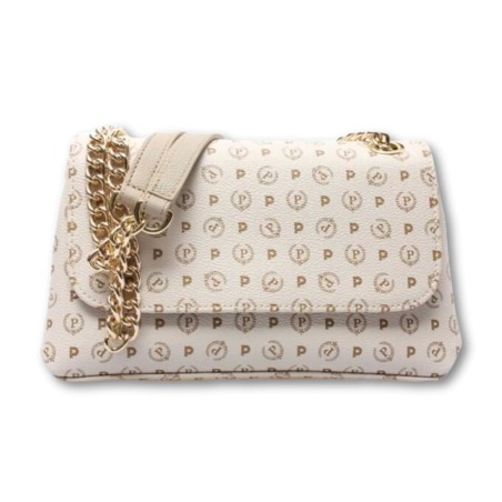 Borsa Pollini Heritage - Marfil-Hielo