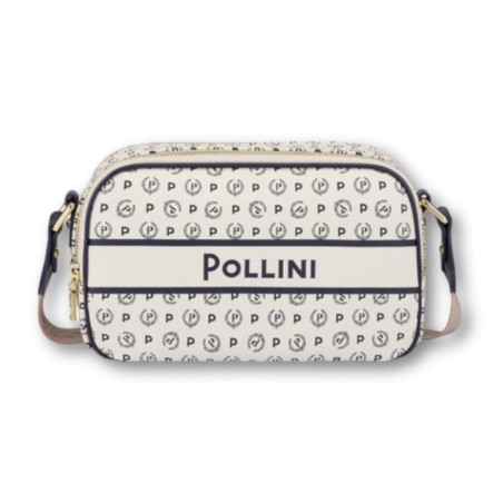 Borsa Pollini Heritage Marina - Azul marfil