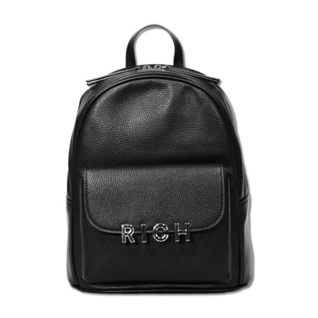 John Richmond Huanca Rucksack - Schwarz-Silber