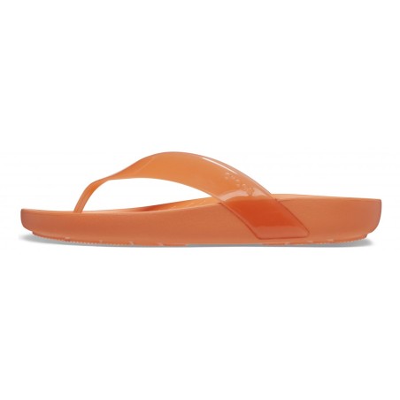 Crocs Splash glänzende Flip - Orange