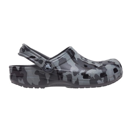 KLASSISCHE CLOGS MIT CAMOUFLAGE-DRUCK - Schiefergrau