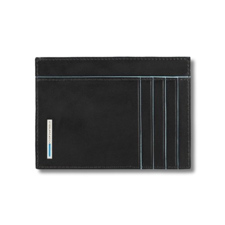 Piquadro Kartenetui - Herren - Blue Square Line - SCHWARZ