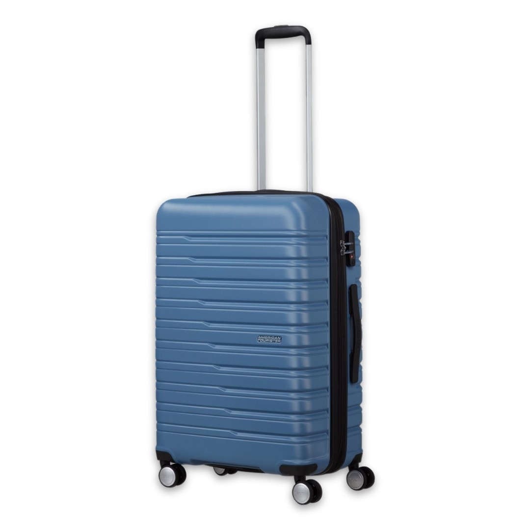 American Tourister Flashline Trolley Medio Espandibile Inkblue